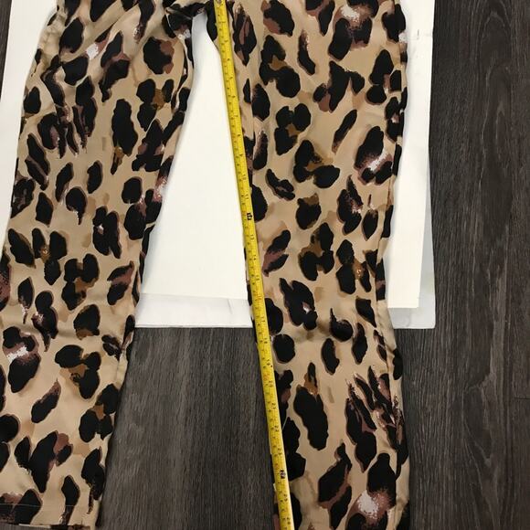 Nasty Gal So Fierce Leopard Pants 6 Dopamine Animal Print Mobwife Bratz Casua - Picture 4 of 7